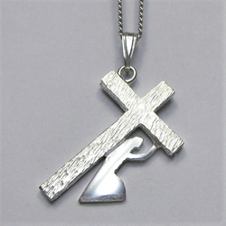 ロシア正教のクロス 罪状書とモノグラムの付いた受難像（B