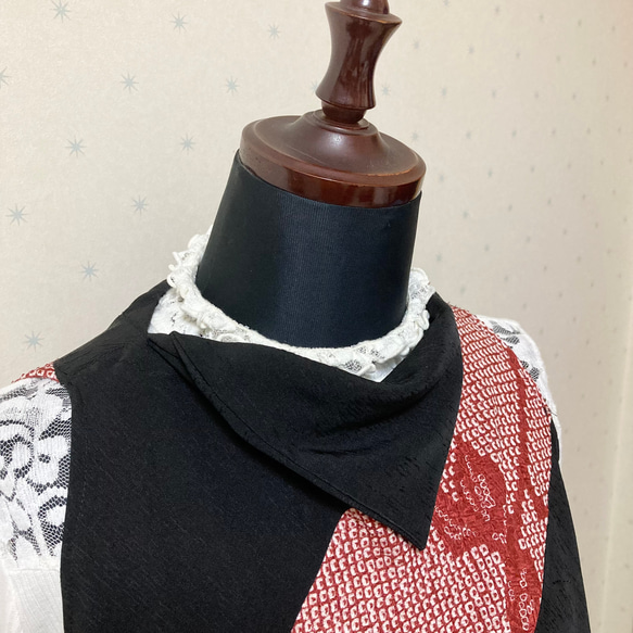 着物リメイク  葡萄のシンプル チュニック 6枚目の画像
