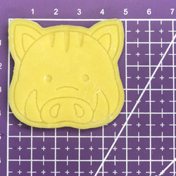 イノシシのクッキー型【Mサイズ】 4枚目の画像