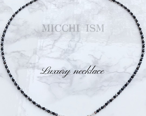 【K18ゴールド×テラヘルツ×ブラックスピネル】魅力と健康を引き寄せるネックレス Amazon | 【最高の健康パワーストーン】ゴールドルチル K18