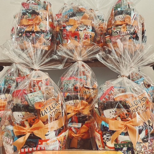 ハロウィン限定 駄菓子タワーケーキ 子供仮装用のジャック・オー 