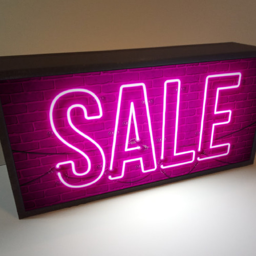 セール バーゲン SALE 安売りコーナー 店舗 ネオン系 ミニチュア