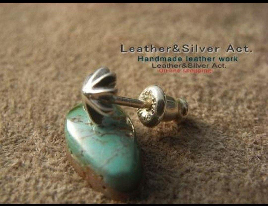 アポロコンチョシルバーピアス シルバー925 ハンドメイド