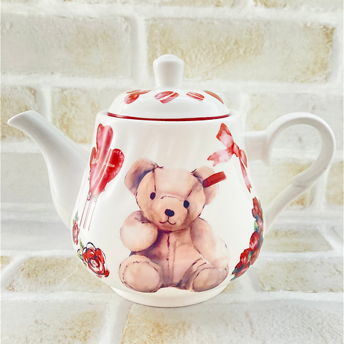 テディベアティーポット＊アニバーサリーベア おうちアフタヌーン