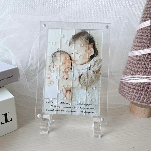 透明感がかわいい】アクリルパズル(24ピース) その他素材 Re:ID リー