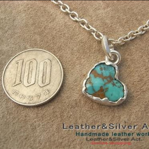 ハート ターコイズ ネックレス インデアンジュエリー ハイ