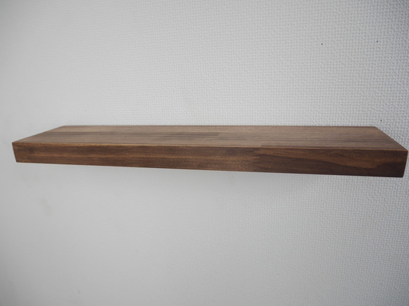 サイズオーダー専用 w ブラウン　フローティングシェルフ　ウォールシェルフ キッチン　飾り棚 神棚 棚受け 納期2週間〜 2枚目の画像