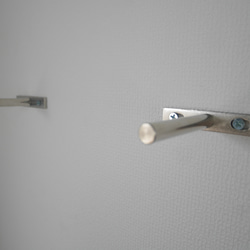 サイズオーダー専用 w ブラウン　フローティングシェルフ　ウォールシェルフ キッチン　飾り棚 神棚 棚受け 納期2週間〜 4枚目の画像