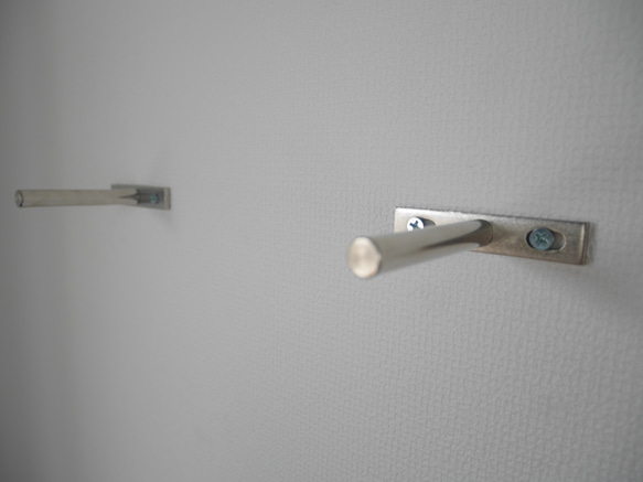 サイズオーダー専用 w ブラウン　フローティングシェルフ　ウォールシェルフ キッチン　飾り棚 神棚 棚受け 納期2週間〜 4枚目の画像