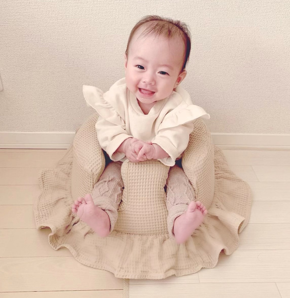 バンボカバー フリル ワッフル生地 雑貨・その他 Kumaꪔ̤̮Mimi Shop  