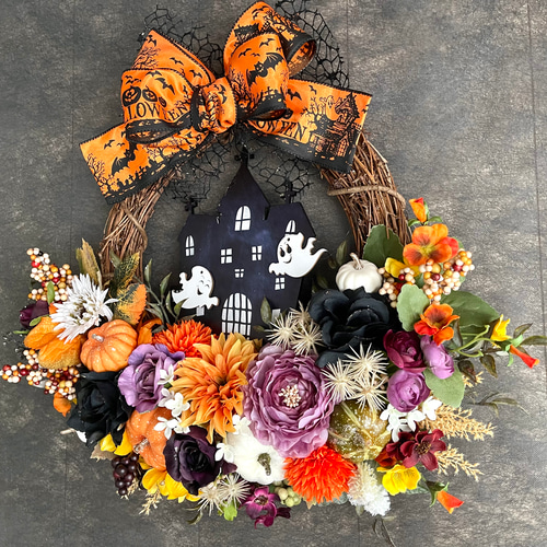SASUKE丸♡8月限定早割特価♡ハロウィン フラワーリース 8月早割特価♡ハロウィン フラワーリース - メルカリ
