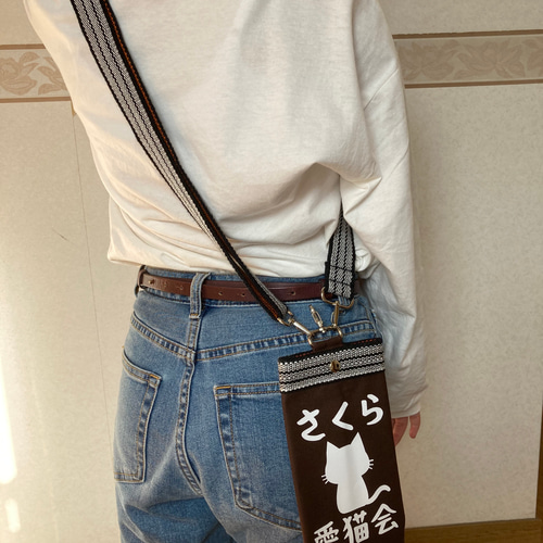 前掛けの紐ショルダー用！長さ調整可能！バンドメイド ショルダーバッグ 志賀忠商店 通販｜Creema(クリーマ) 14860547