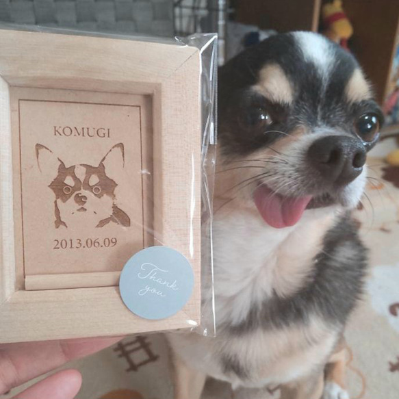 【送料無料】 犬 犬の看板 ウェルカムボード ウェルカムプレート ペット看板 ドックプレート 看板 木製 2枚目の画像