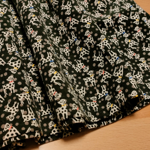 感謝15%OFF】キッズ リバティ キュロットスカート ＊ダルメシアン・ドッツ＊ コーデュロイ生地 size:100 子供服 Fountain  flowers 通販｜Creema(クリーマ) 14860773