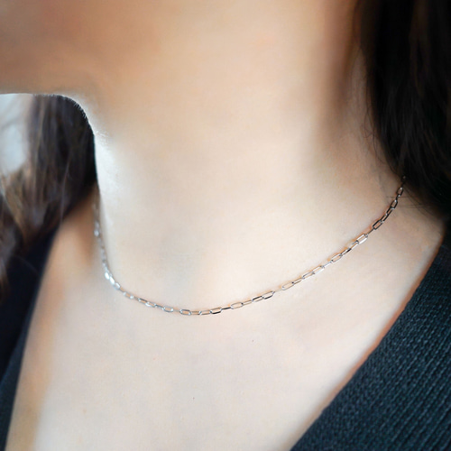 9金（K9・Au375）ホワイトゴールドミラーノチェーン 0830-13  