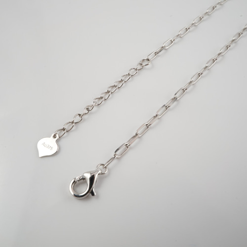 9金（K9・Au375）ホワイトゴールドミラーノチェーン 0830-13  