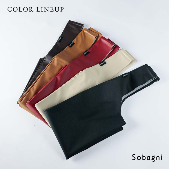 ★エシカルレザーSobagni（ソバニ）★環境にも動物にもGOOD♪エコバッGOOD♪★レッド 7枚目の画像