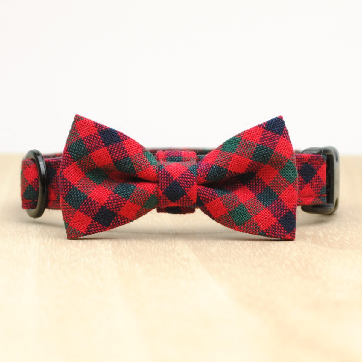 オーダーメイド猫首輪／刺繍名入れ・選べる布柄 リバティ ファミリア