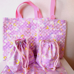 プライスダウン!女の子用通園バッグ/お弁当袋/シューズ袋/レッスン
