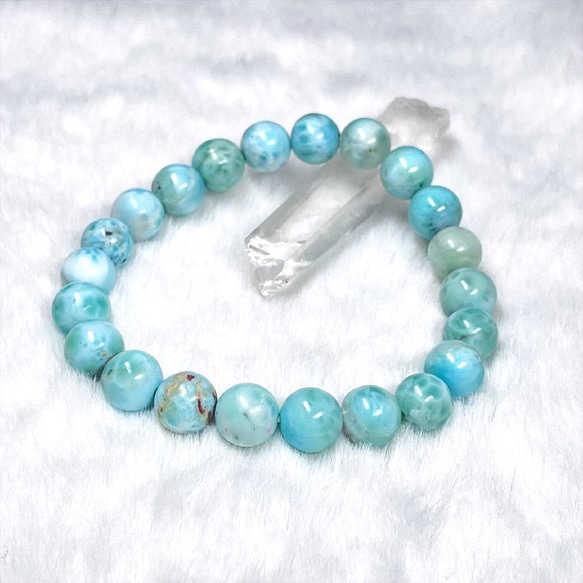 ラリマー天然石 ブレスレット 8ミリ