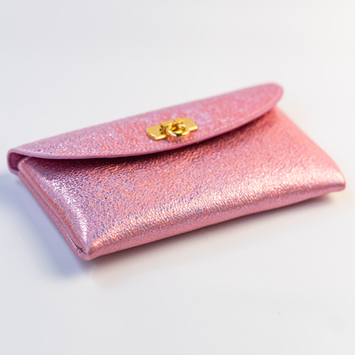 フィロソフィー　レザーフラップ長財布　ローズマカロン　未使用保管品 LONG WALLETS