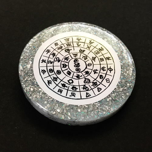 ヒーリング☆ヲシテ文字☆神代文字☆ホワイト☆円柱形（大