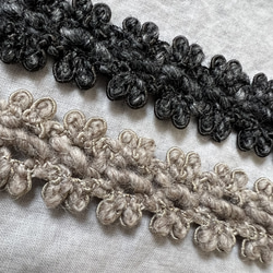 【50cm起】RCP-00161N蕾絲絲帶編織材質羊毛 第1張的照片