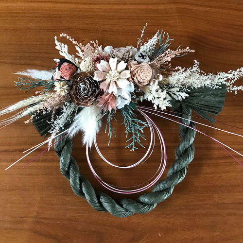 お早めに！しめ縄リース ※ナチュラルグリーン※ お早めに！しめ縄リース ※ナチュラルグリーン※ お早めに！しめ縄リース