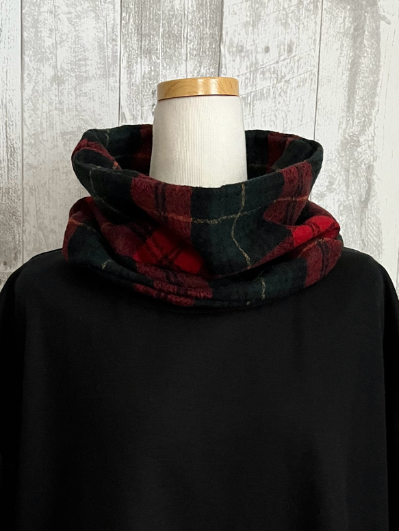 スヌード100%ウールガーゼ