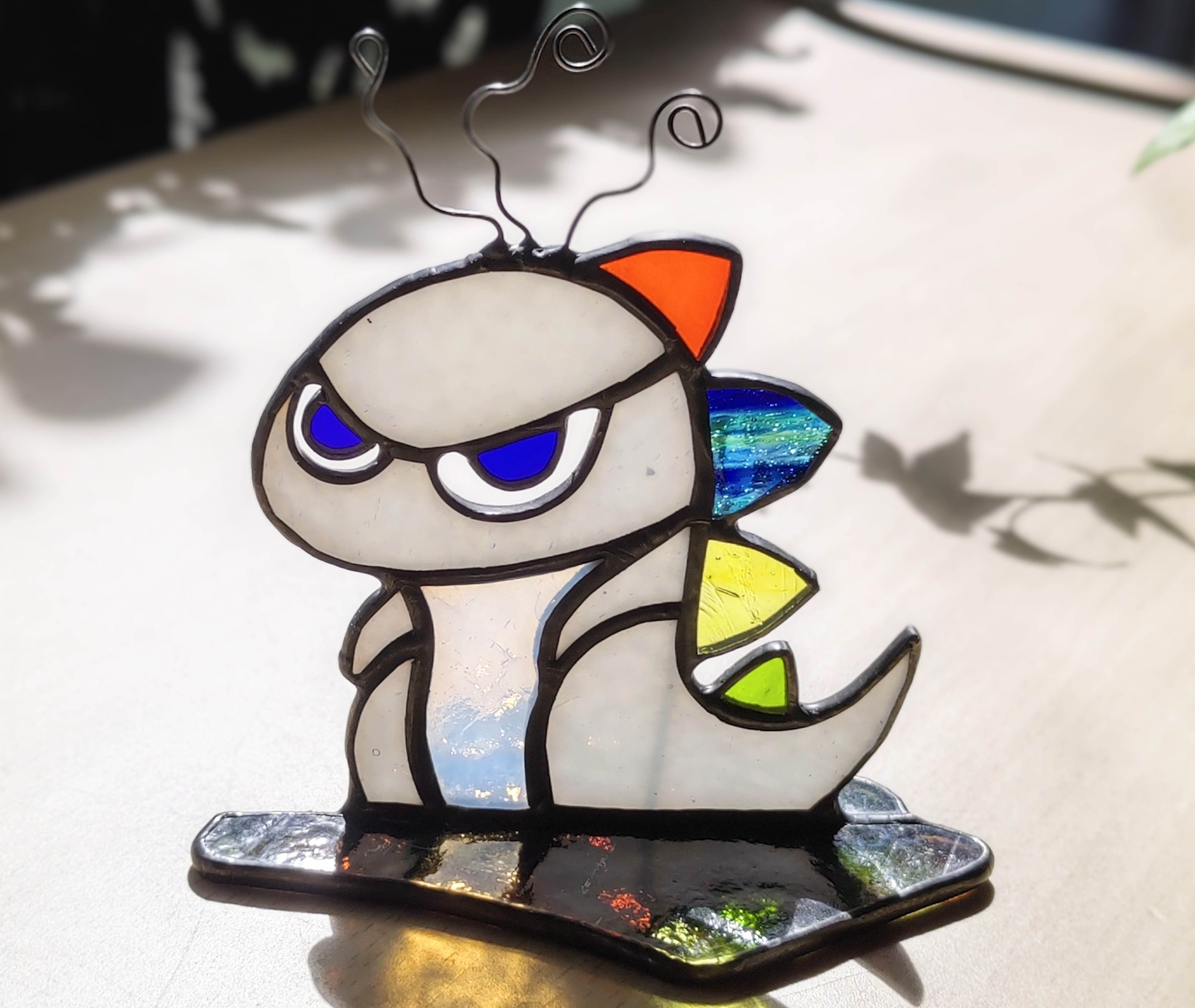 ゴジラだぞー、(カード立て)
