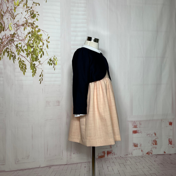 ボレロとジャンバースカート＋ブラウス120cm 3枚目の画像