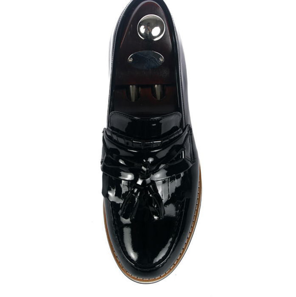 レザーローファー タッセルローファー ローファー メンズローファー レザーシューズ 本革ローファー 紳士靴 ハンドメイド 2枚目の画像