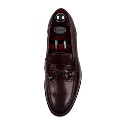レザーローファー タッセルローファー ローファー メンズローファー レザーシューズ 本革ローファー 紳士靴 ハンドメイド 3枚目の画像