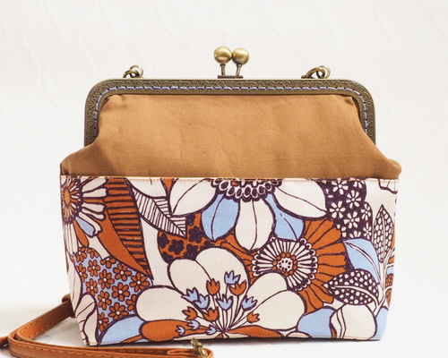 新品・タグ付　MAISON BALUCHON ショルダーバック ボタニカル 総柄 新品・タグ付 MAISON BALUCHON ショルダーバック ボタニカル 総柄