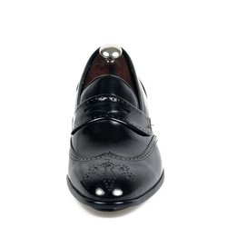 レザーローファー ローファー ウィングチップレザーローファー メンズローファー レザーシューズ 本革ローファー 紳士靴 3枚目の画像