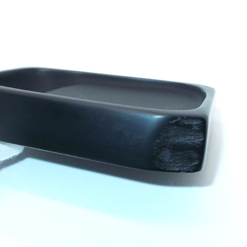 角型硯 すんなり NO.0445 天然那智黒石製 ペン・筆記用具 猫