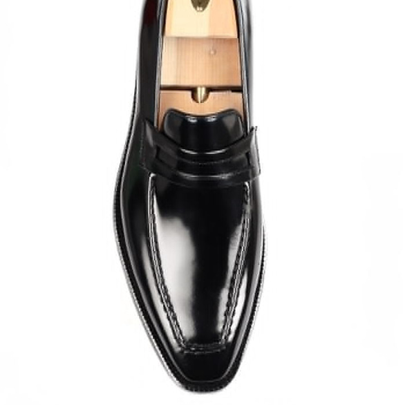 レザーローファー オーダーシューズ メンズローファー レザーシューズ 本革ローファー 紳士靴 3枚目の画像
