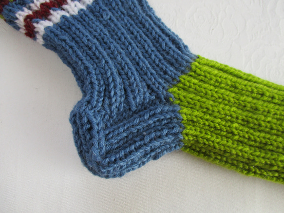 手編みのあったか靴下（A） 3枚目の画像