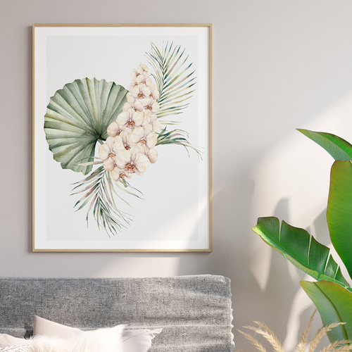 フランフラン　アート　モンステラ　ボタニカル　パネルアート フランフラン アート モンステラ ボタニカル パネルアート フラン