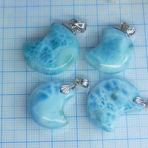 ラリマー極美品鑑別書付きSilver925 ペンダントトップ