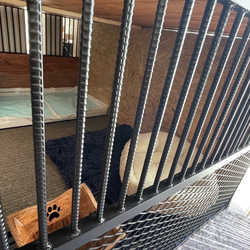 【新作※受注生産】　アイアン　ペットケージ　L 8枚目の画像