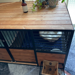 【新作※受注生産】　アイアン　ペットケージ　L 7枚目の画像