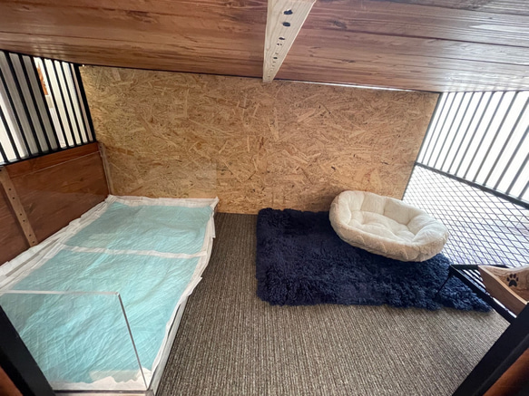 【新作※受注生産】　アイアン　ペットケージ　L 10枚目の画像