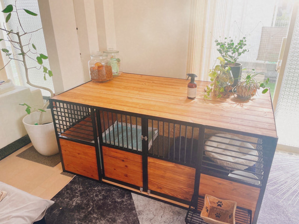 新作※受注生産】 アイアン ペットケージ XL ハウス・小屋