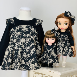 リバティ マロリー お人形服 子供服 お揃い ドール服 26cmドール