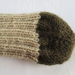 手編みのあったか靴下（B) 4枚目の画像