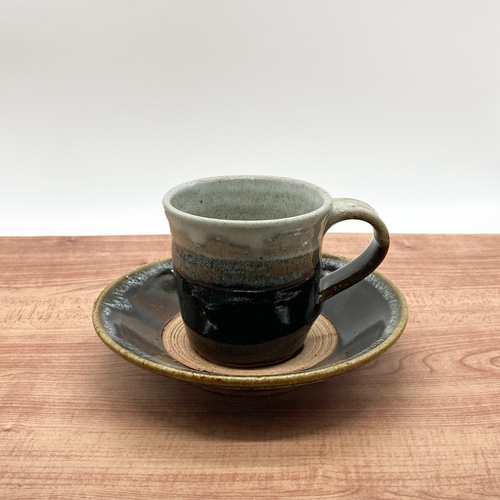 陶器製クリーマー 白黒装飾 陶器製クリーマー 白黒装飾