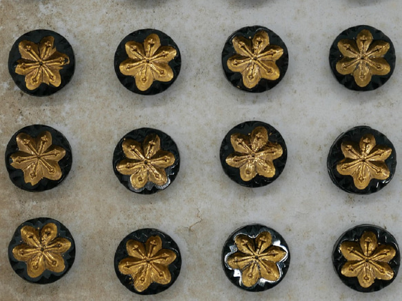 フランスアンティークフレンチジェットボタン 8枚目の画像