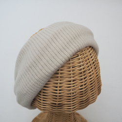 Hair Turban (Loop) ☆ Rib Knit Ivory 第6張的照片