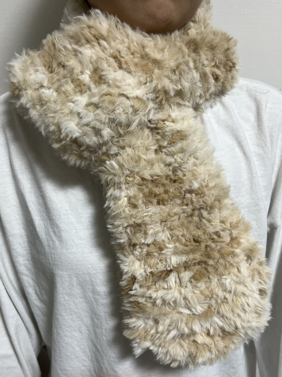 A①ふわもこ マフラー ハンドメイド ドリームキャット マフラー